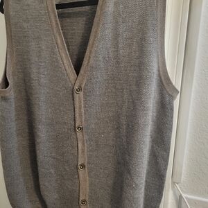 Classic Gray Button-Up Vest
